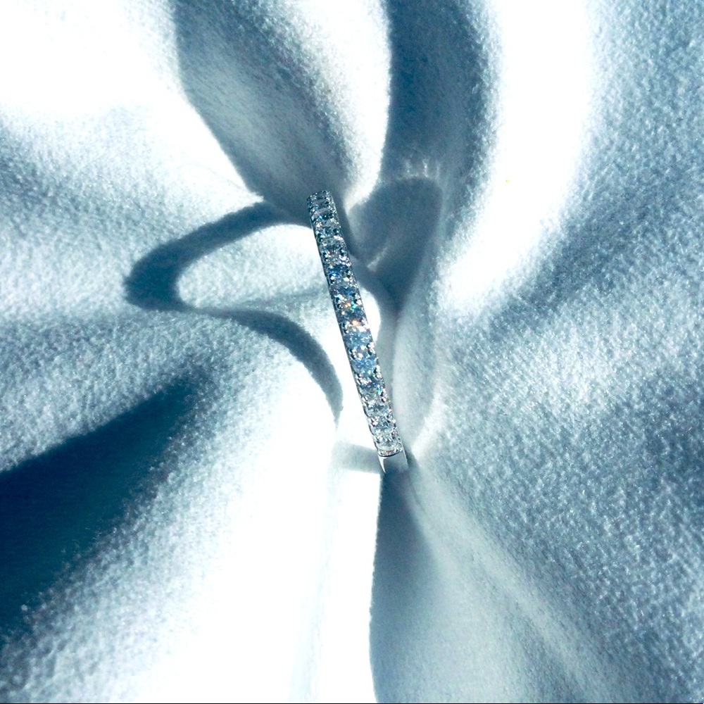 .25CT Engagement Diamond Moissanite Gold Over